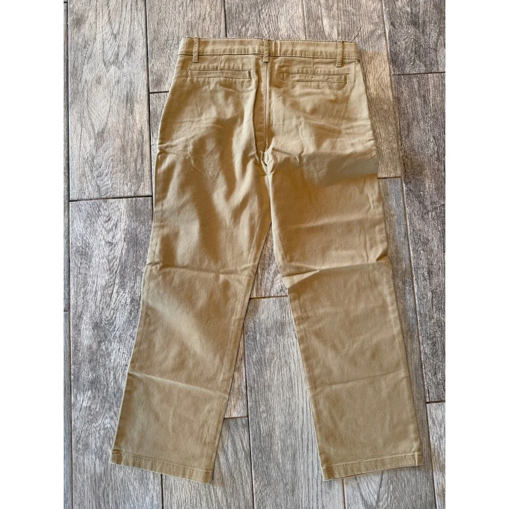 The Childrens Place Chino‎ Pants 8 Husky Khaki NWT Stretch Straight Boys Uniform